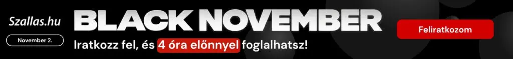 Black november - iratkozz fel és 4 óra előnnyel foglalhatsz