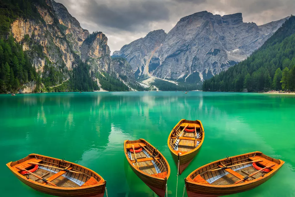Braies-tó Olaszország