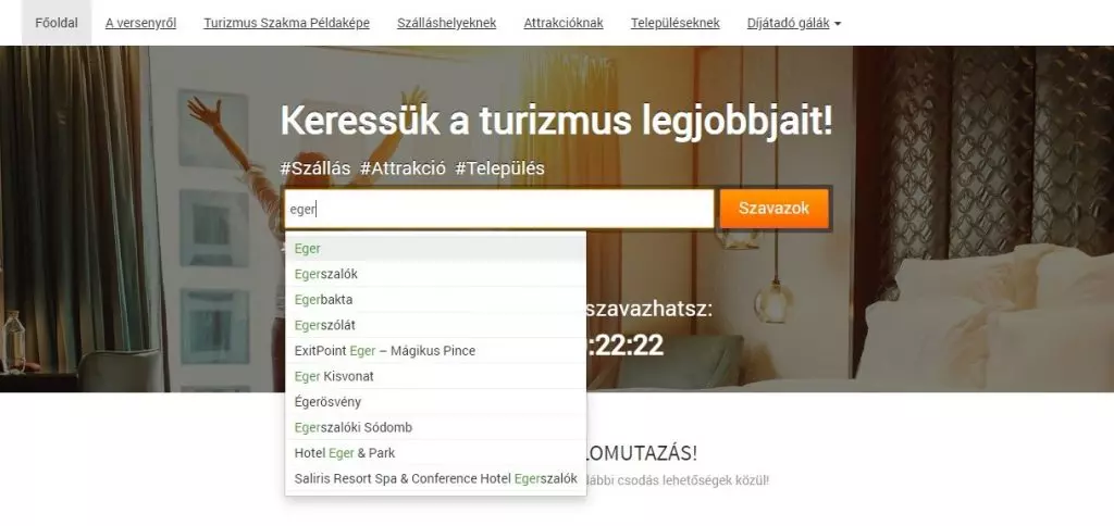 év szállása 2019