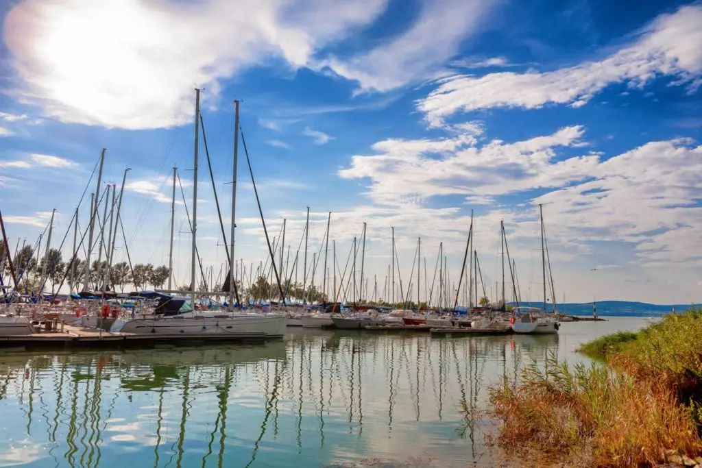 Balatonlelle kikötő