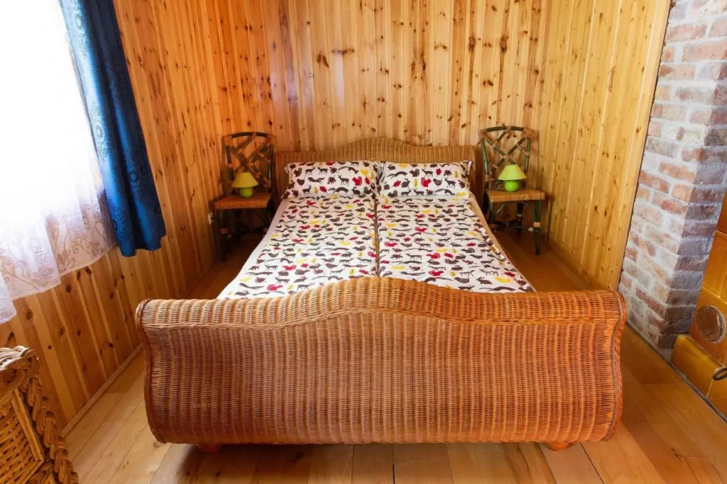 erdei házikók romantikus pihenéshez