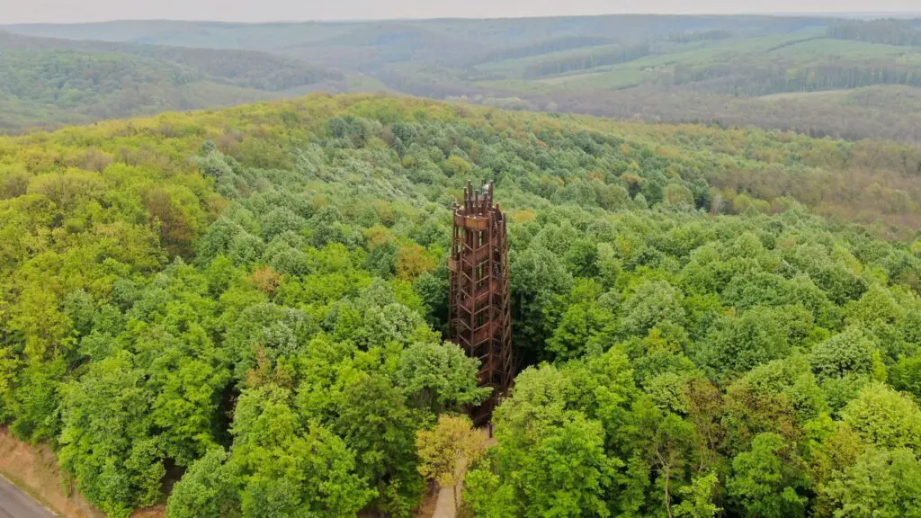 Kardosfai-kilátó a Zselicben, a Csillagpark mellett