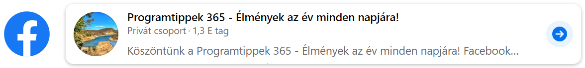 Programtippek365 Facebook csoport