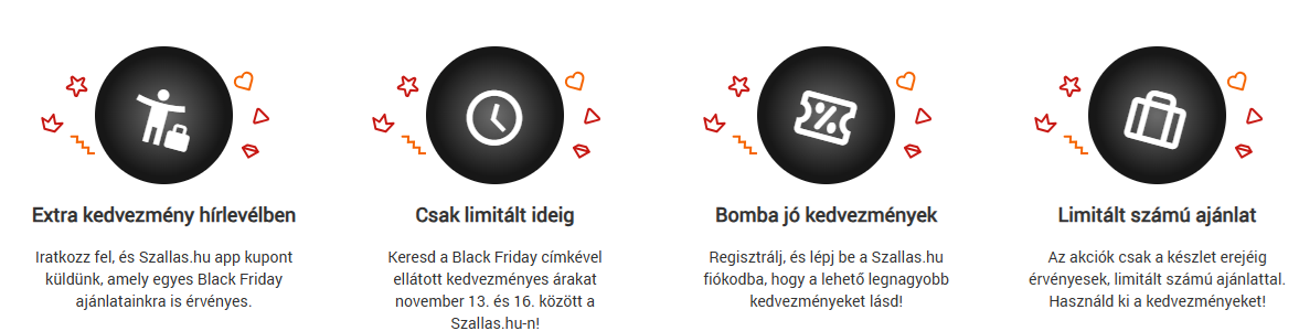 Jön a Black Friday a Szallas.hu-n.
