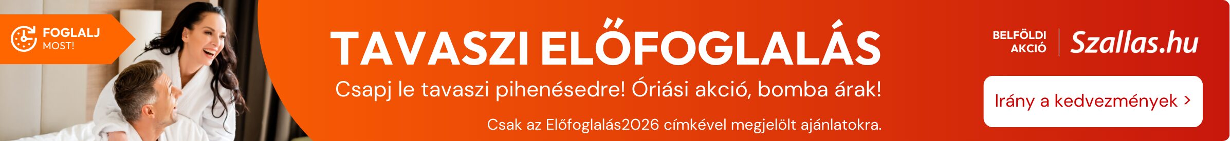 Tavaszi előfoglalási kedvezmények